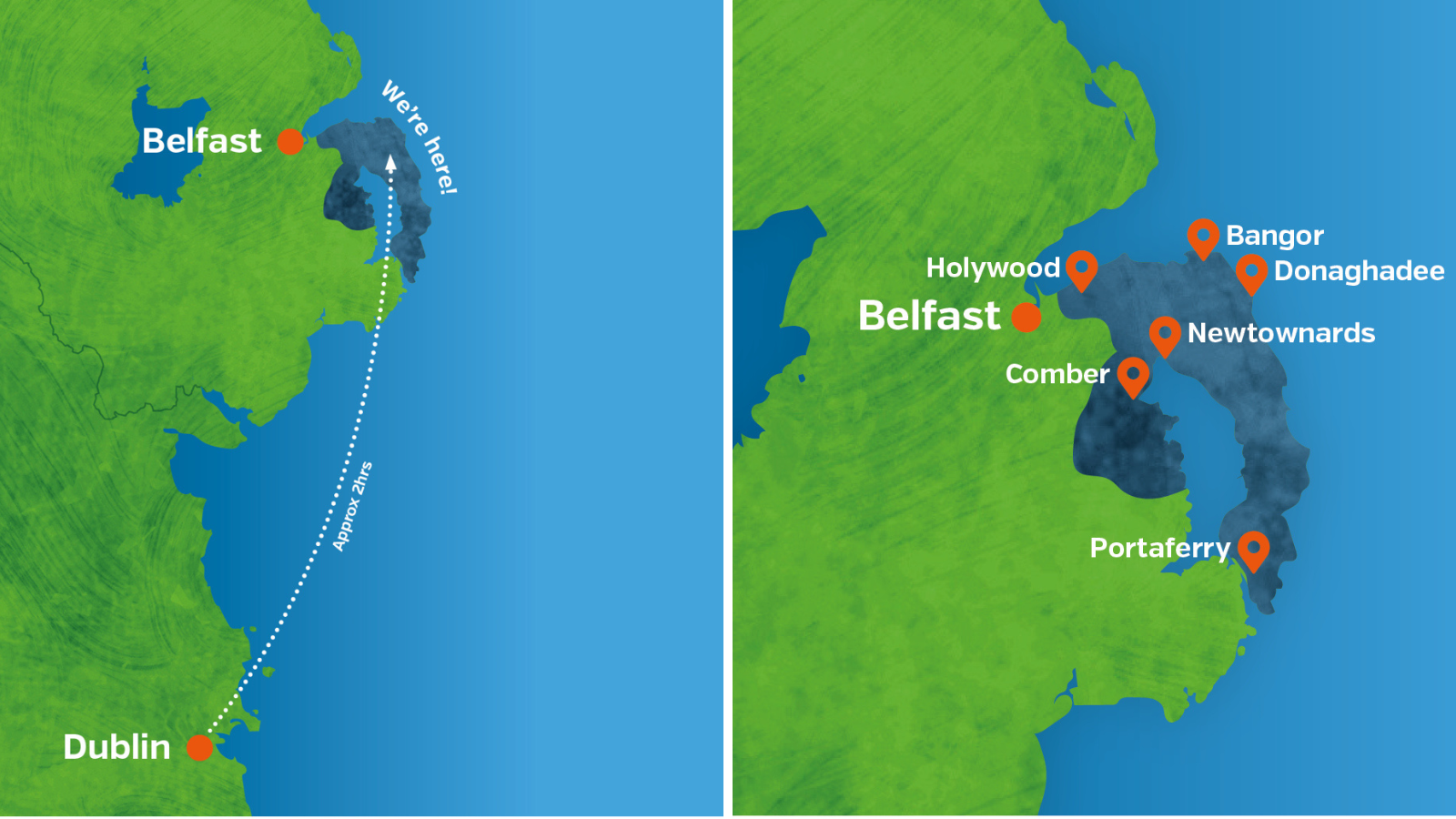 Map location within Northern Ireland